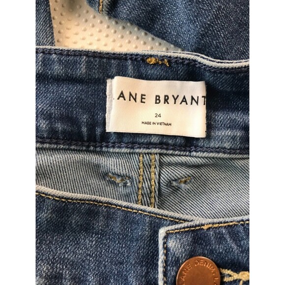 Lane Bryant Wide Leg Flare Denim Jeans Plus Size 24 - Picture 7 of 12